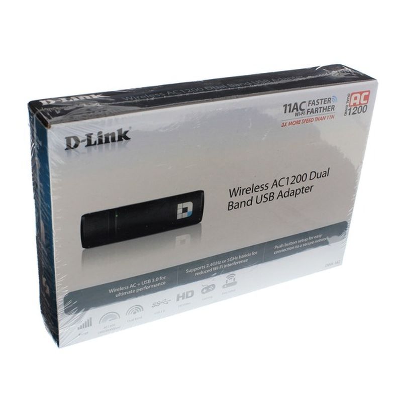 D Link Dwa 182 Wireless AC1200 Dual Band USB Adapter