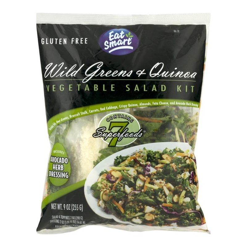 Eat Smart Wild Greens & Quinoa Vegetable Salad Kit (9 oz package) from