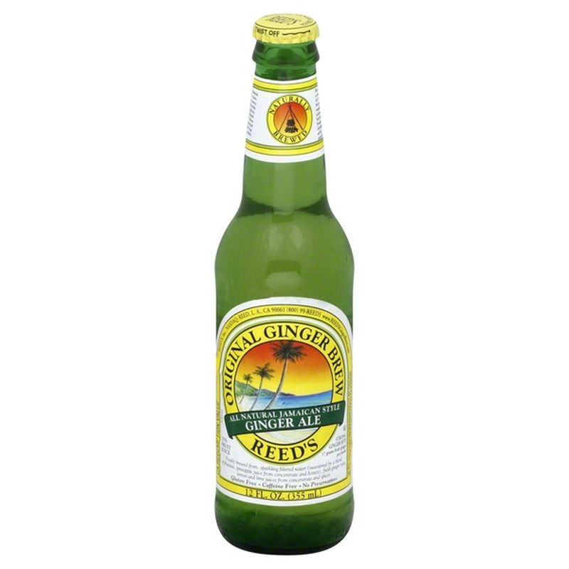 Reeds Ginger Ale, Original Brew, Jamaican Style (12 Fl Oz) - Instacart