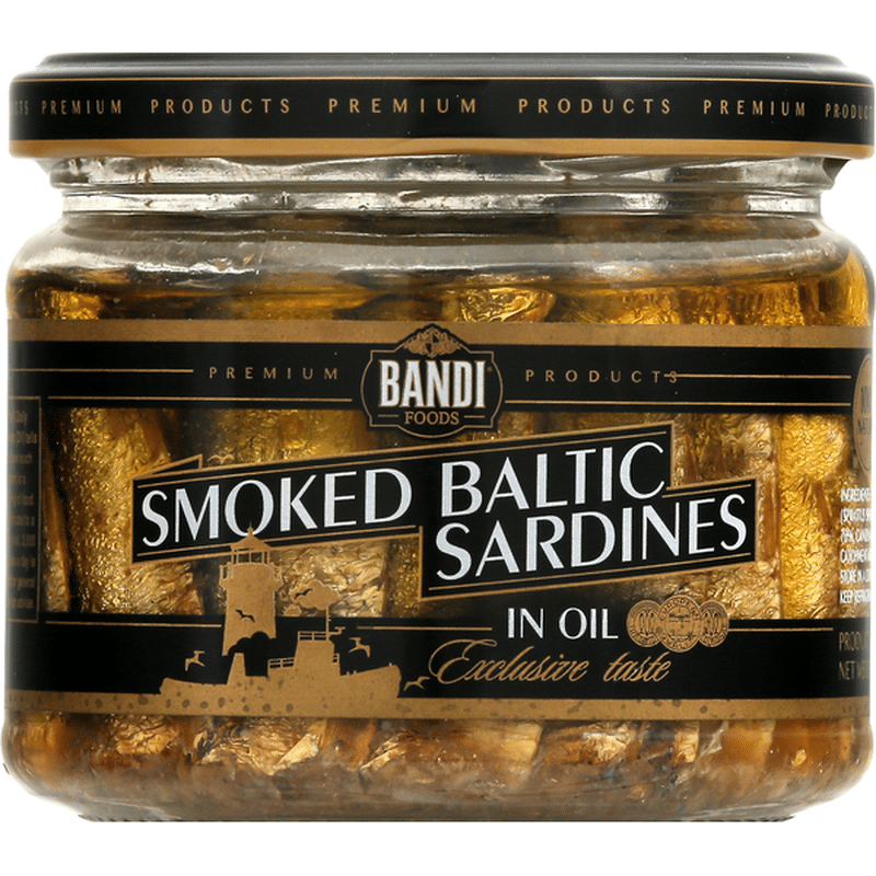 Bandi Foods Sardines in Oil, Smoked Baltic (8.8 oz) Instacart