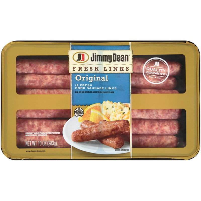 Jimmy Dean Original Fresh Pork Sausage Links (10 oz) Instacart