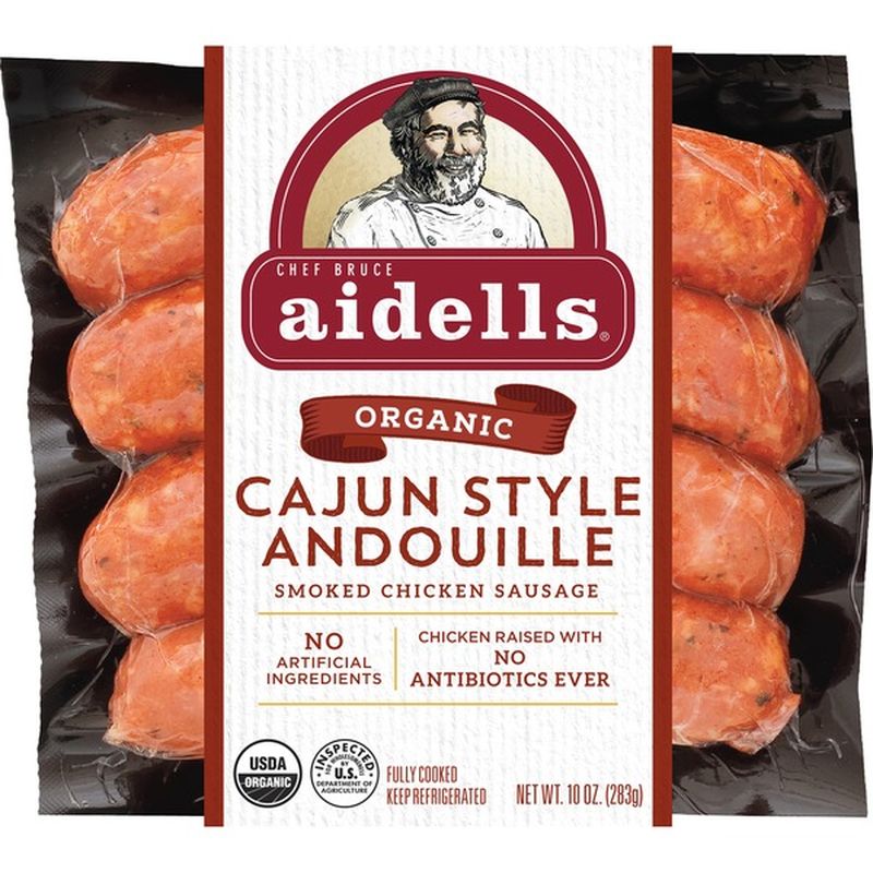Aidells Smoked Chicken Sausage, Cajun Style Andouille, 10 oz. (4 Fully How Long Do Aidells Sausages Last