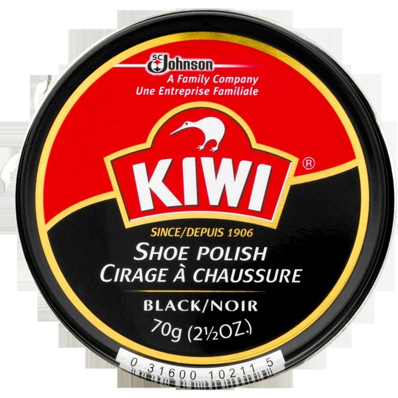 Kiwi Shoe Polish Black (2.5 oz) - Instacart