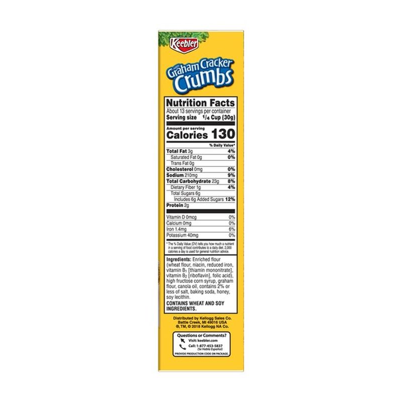 Keebler Graham Cracker Crumbs Original