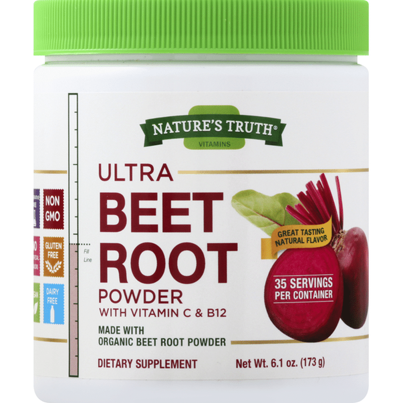 Natures Truth Beet Root Powder, Ultra (6.1 oz) - Instacart