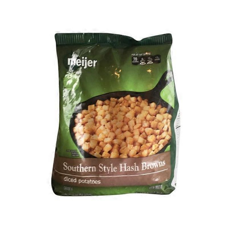 Meijer Southern Style Hash Browns Diced Potatoes (32 oz) - Instacart