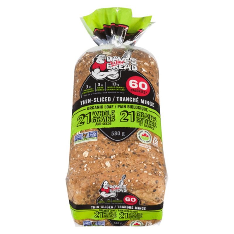 Dave's Killer Bread Thin-Sliced 21 Whole Grains And Seeds Organic Bread ...