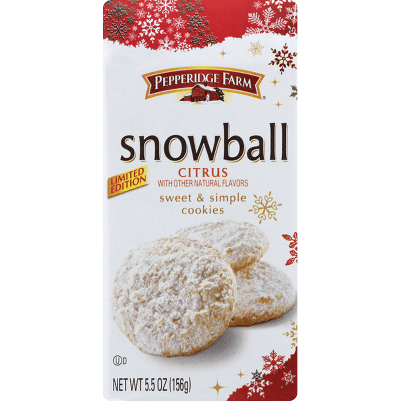 Pepperidge Farm® Snowball Citrus Flavored Cookies (5.5 oz) from