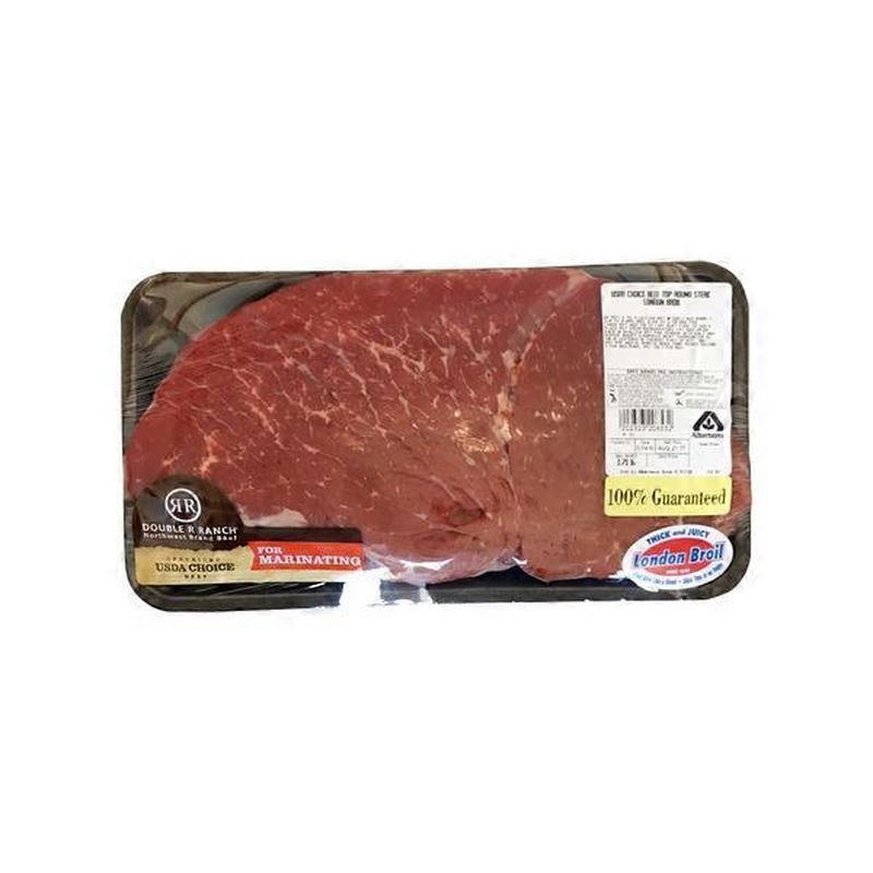 Double R Ranch USDA Choice Beef Top Round London Broil Steak (1 lb