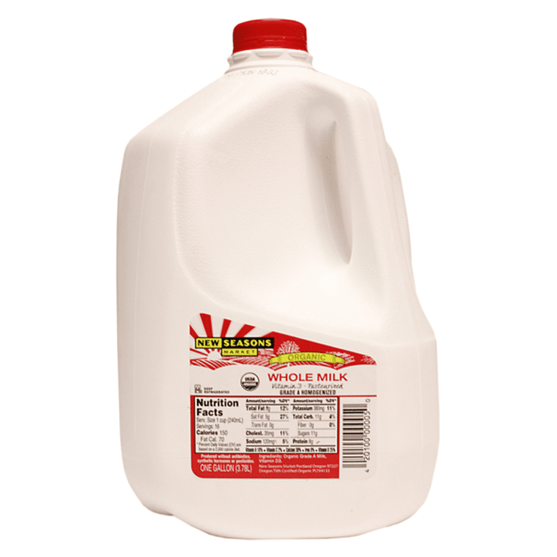 New Seasons Market Organic Whole Milk