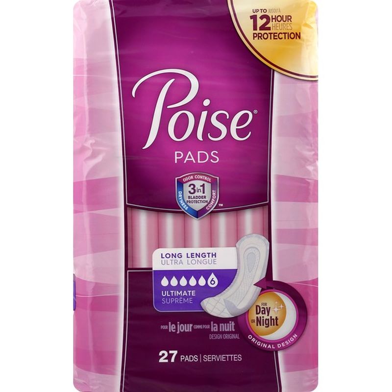 Poise Incontinence Pads (27 ct) from Safeway - Instacart