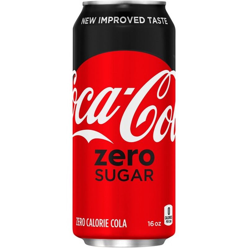 Coca-Cola Zero Sugar Diet Soda Soft Drink (16 oz) from Walmart - Instacart