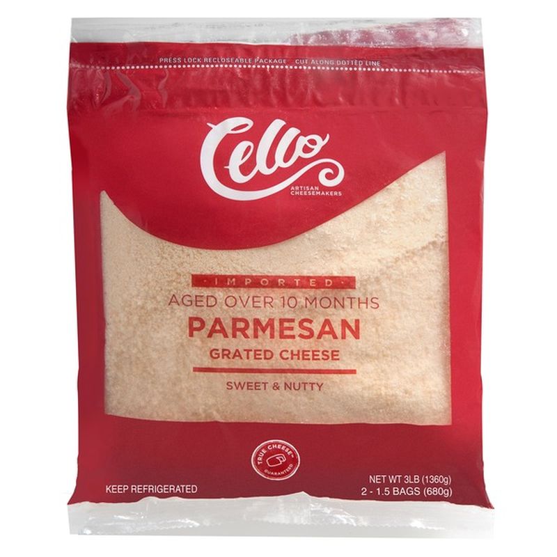 Cello Cello Grated Parmesan Saddle Bag (1.5 lb) from Costco Instacart