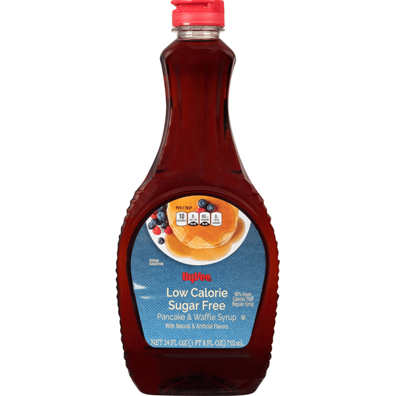 HyVee Pancake & Waffle Syrup, Low Calorie, Sugar Free (24 oz) Instacart
