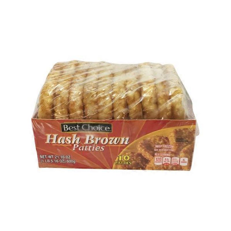 Best Choice Hash Brown Patties 10 Ct Instacart 5432