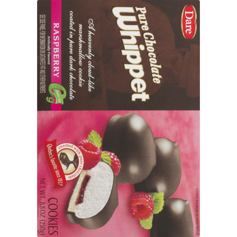 dare whippet black forest cookies nutrition information