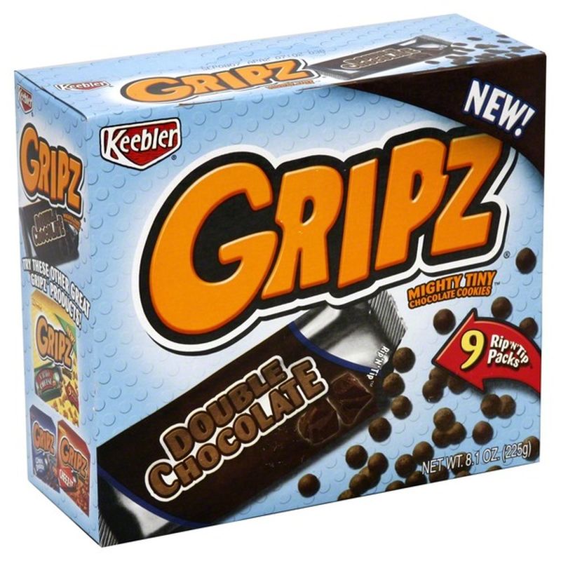 Gripz Mighty Tiny Chocolate Cookies, Double Chocolate (each) Instacart