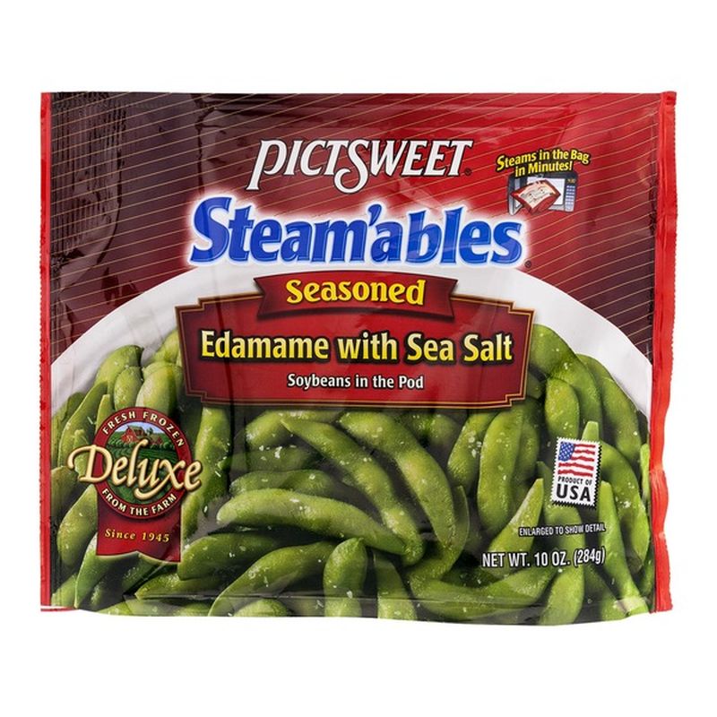 Pictsweet Farms Steamables Farm Favorites Edamame With Sea Salt 10 Oz