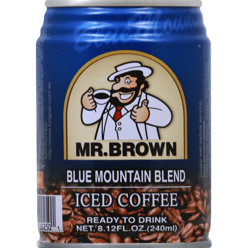 Mr Brown Iced Coffee, Blue Mountain Blend (8.12 oz) Instacart