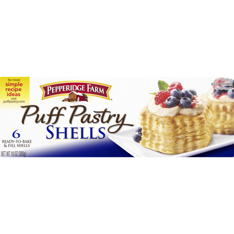 Pepperidge Farm® Frozen Shells Pastry Dough (6 ct) from Safeway Instacart