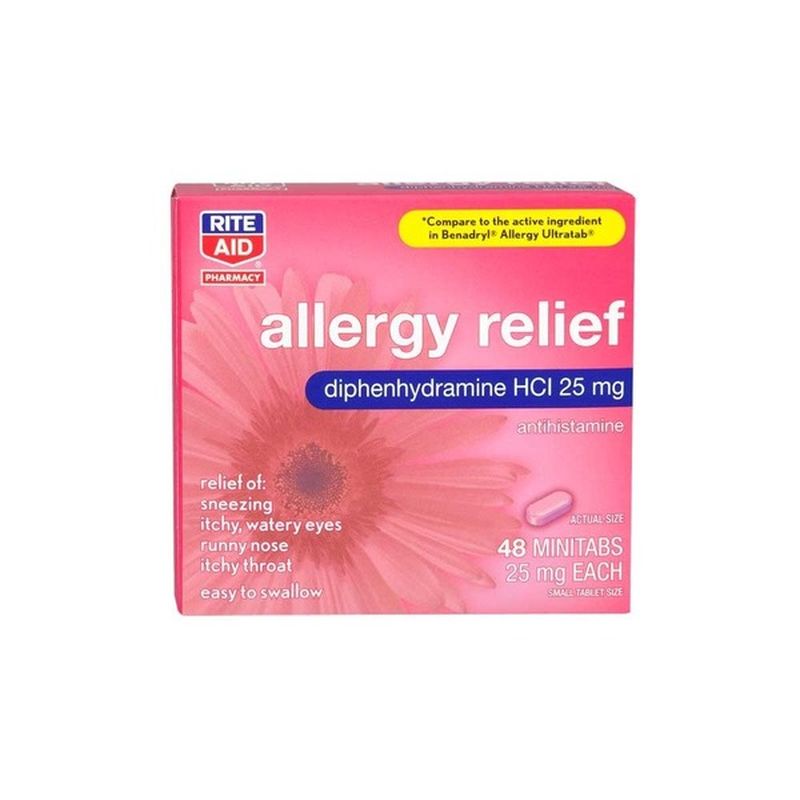 Rite Aid Allergy Relief Tablets 48ct (0.0917 100) Instacart