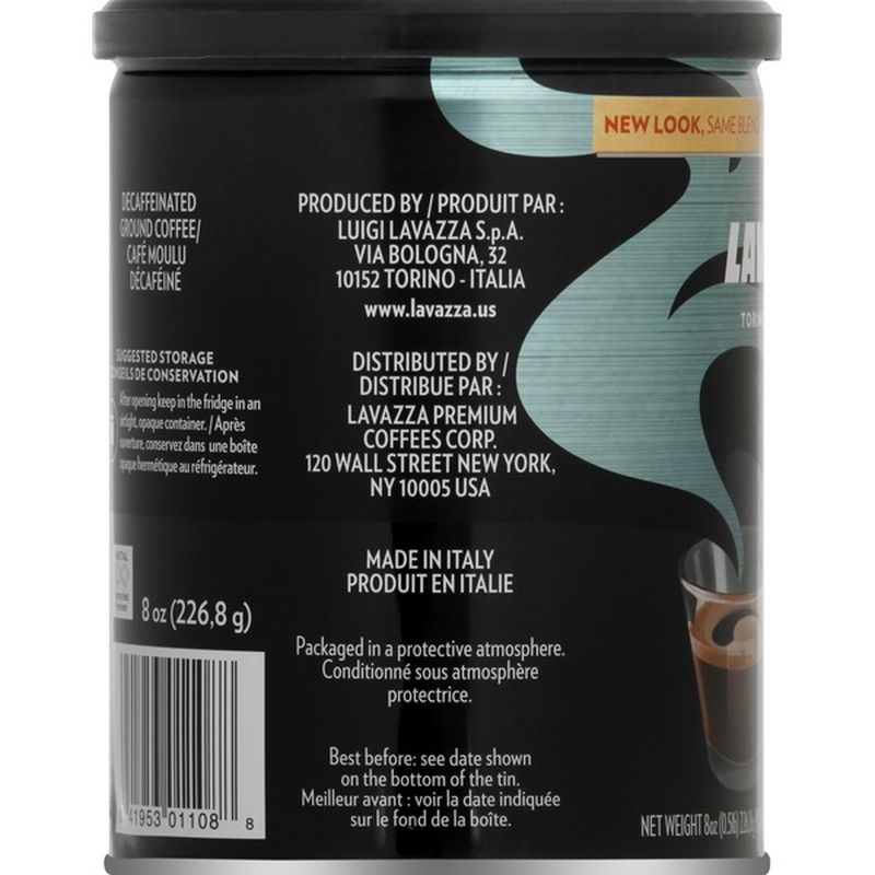 LavAzza Coffee, Ground, Espresso Decaffeinato, Decaffeinated (8 oz