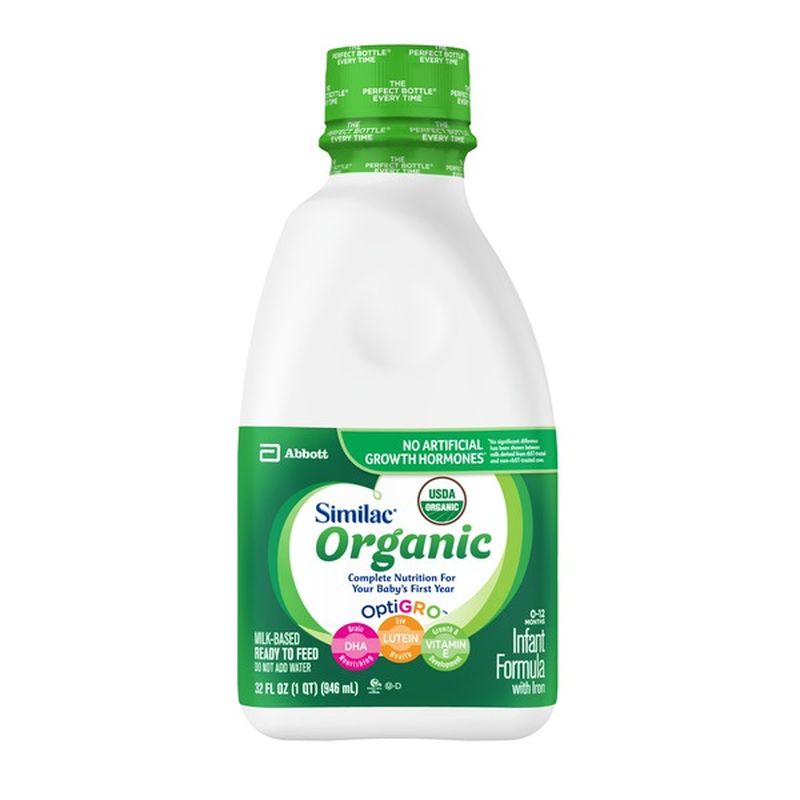organic liquid baby formula