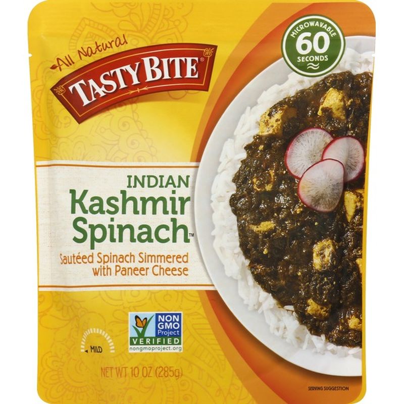 Tasty Bite Kashmir Spinach, Indian, Mild (10 oz) Instacart