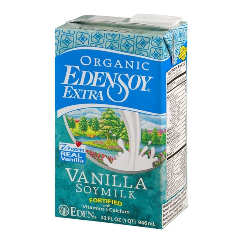 EdenSoy Soymilk, Organic, Vanilla, Extra (32 oz) Instacart