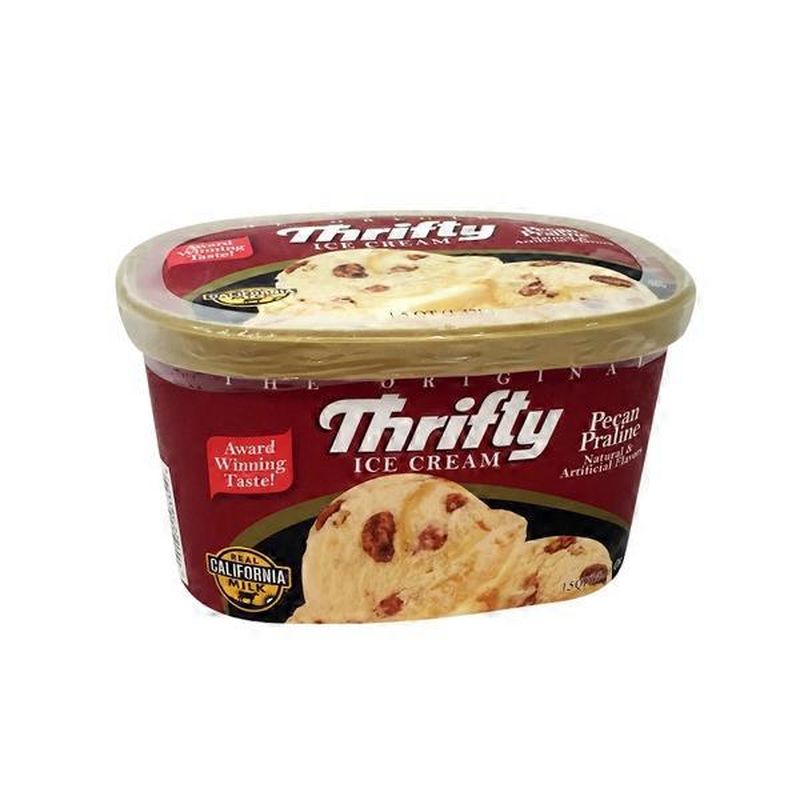 Thrifty Ice Cream, Original Pecan Praline (48 oz) Instacart