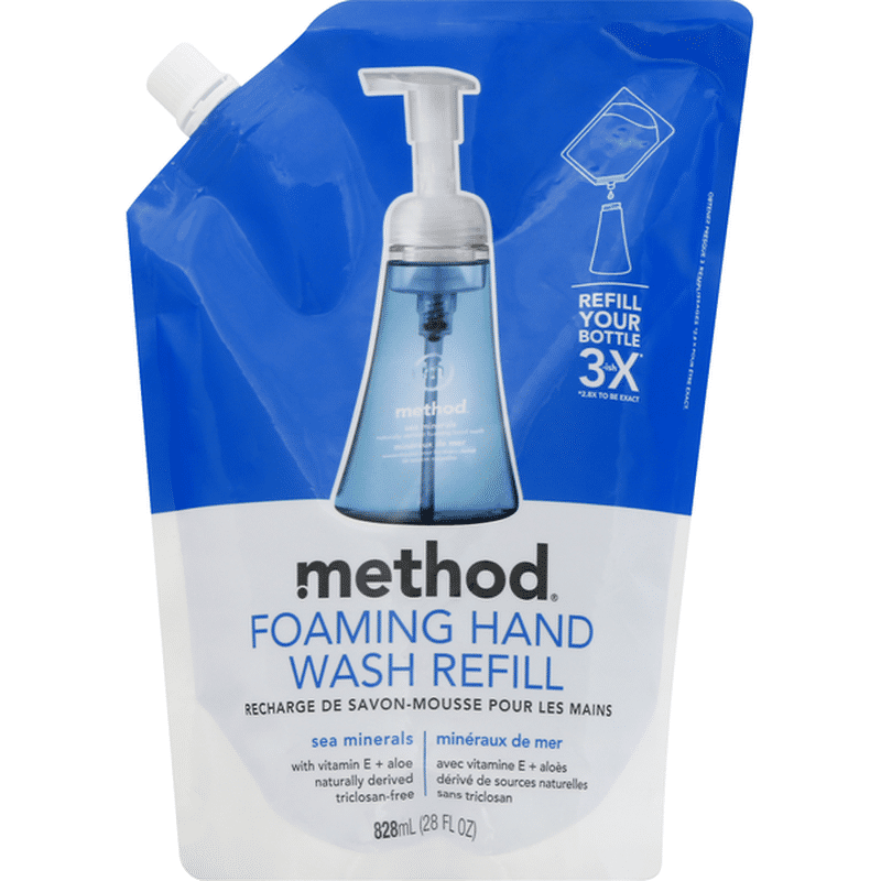 Method Foaming Hand Soap Refill, Sea Minerals (28 fl oz ...