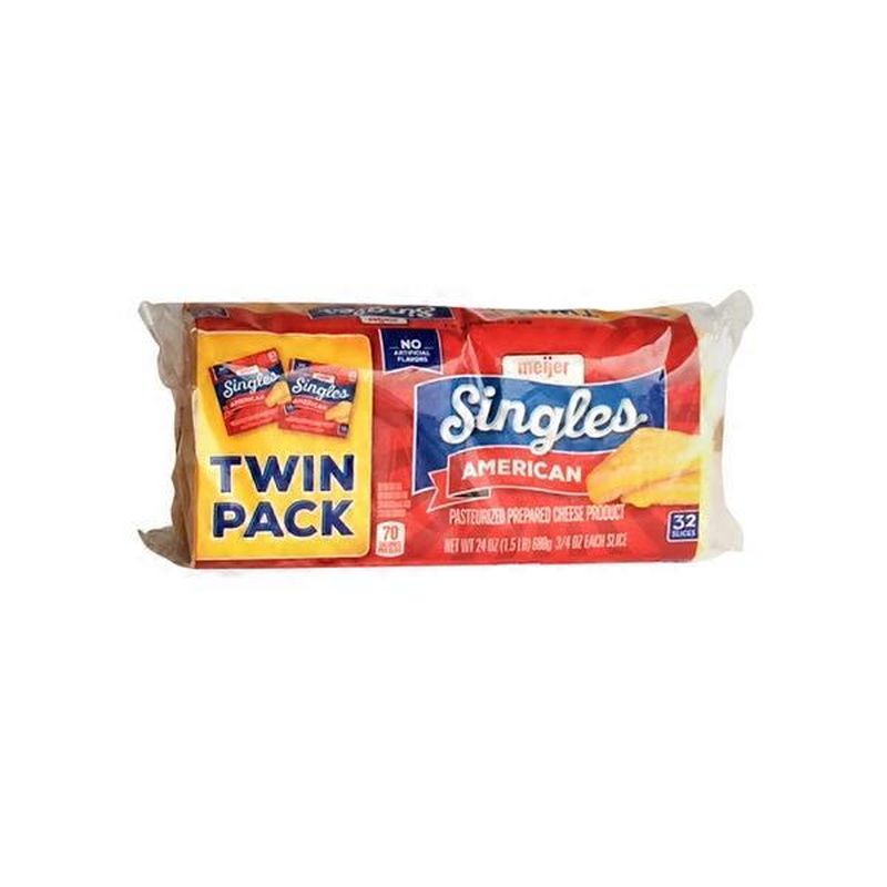 Meijer AMERICAN Singles PASTEURIZED PREPARED CHEESE PRODUCT (24 oz