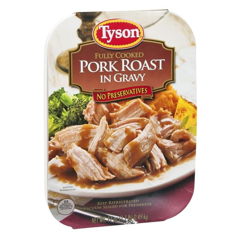 Tyson Pork Roast, in Gravy (17 oz) Instacart