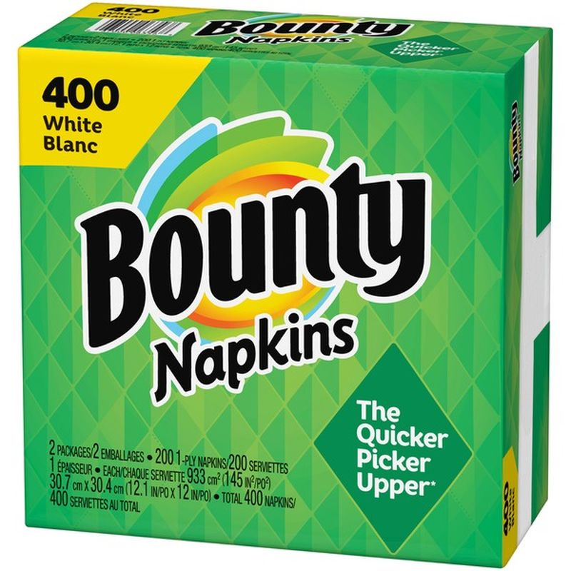 Bounty Paper Napkins, White (400 ct) from Food Lion Instacart