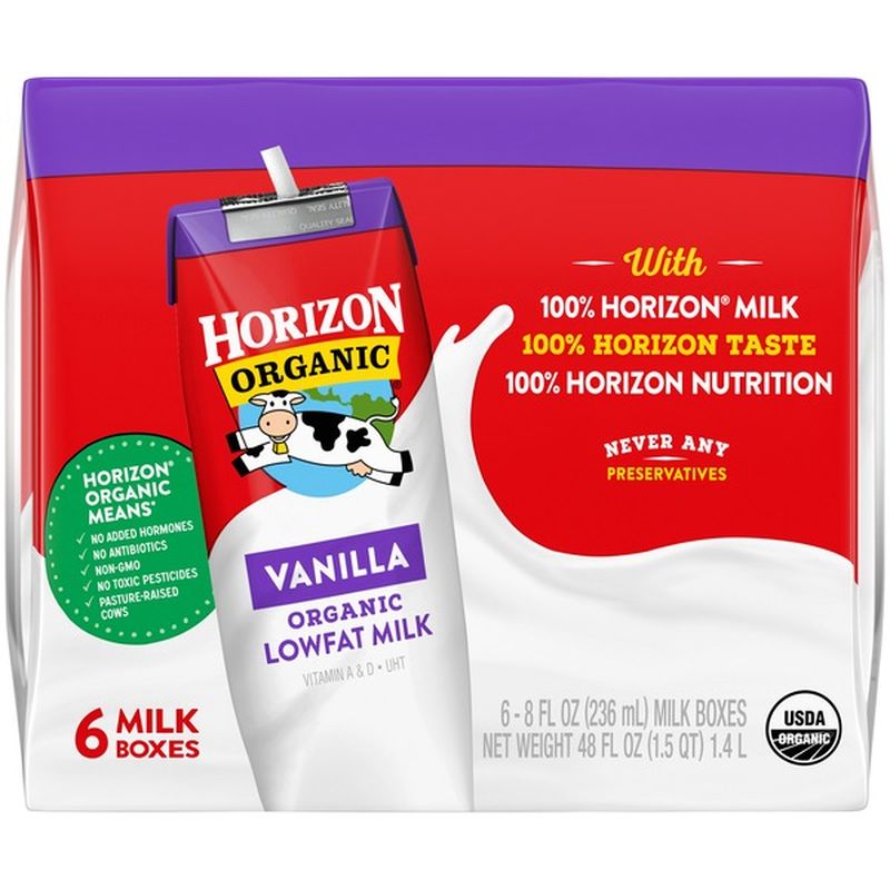 horizon organic vanilla milk