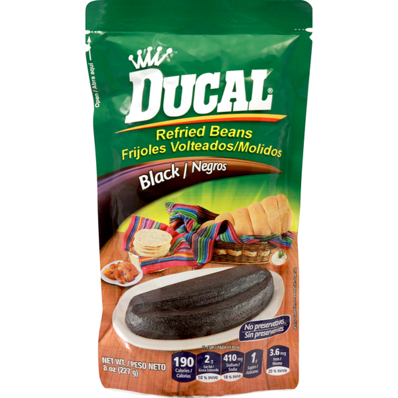 Ducal Refried Beans, Black (8 oz) Instacart