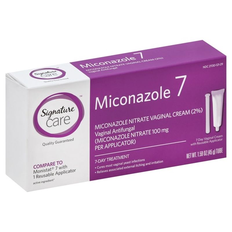 Signature Care Miconazole 7 Vaginal Antifungal (1.59 oz) - Instacart