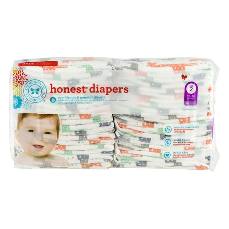 honest diapers 40 pack