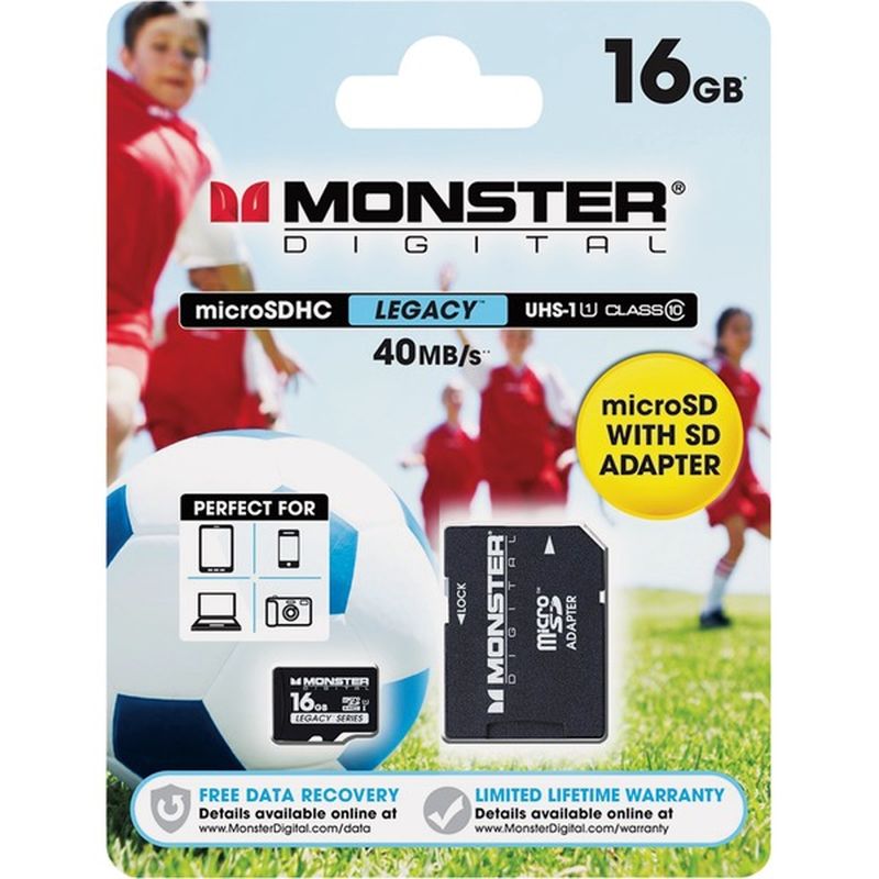 Monster Digital Legacy 16 Gb Micro Sd Card
