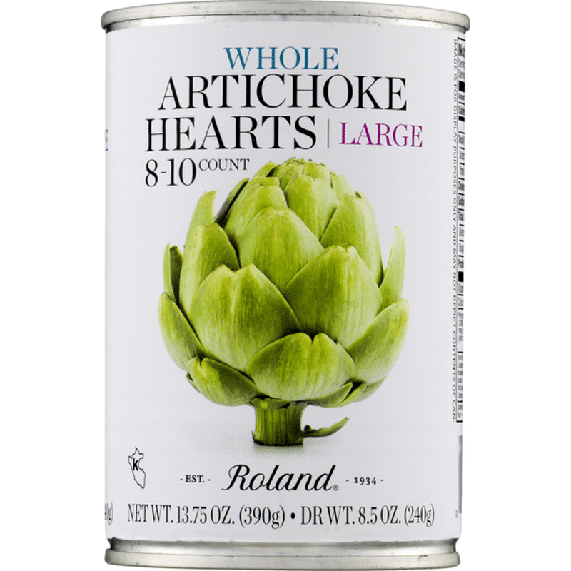 Roland Whole Artichoke Hearts / Large 810 Count (8.5 oz) Instacart