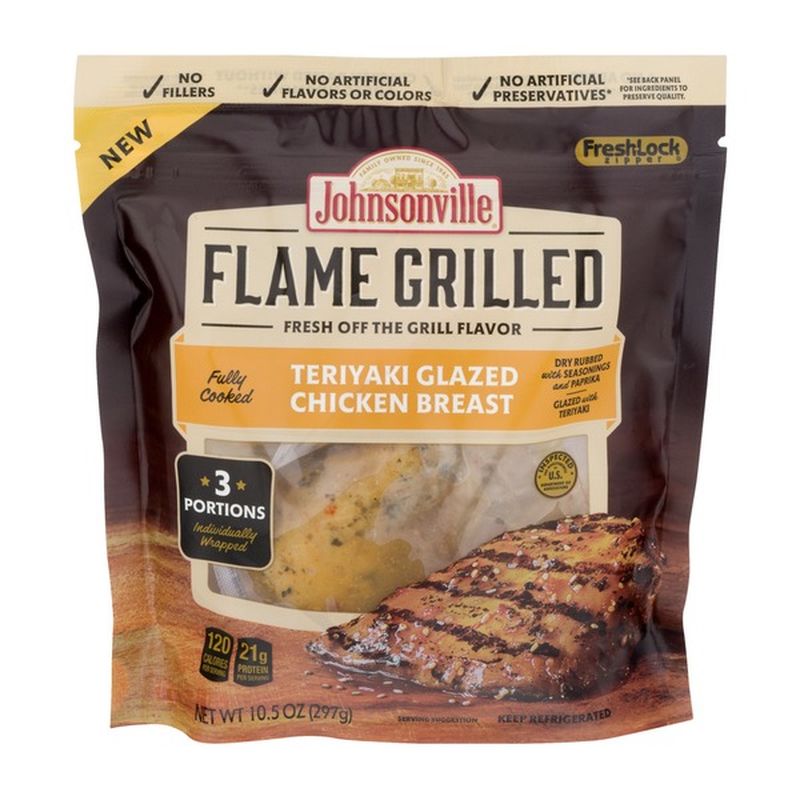 Johnsonville Flame Grilled Teriyaki Glazed Chicken Breast (10.5 oz