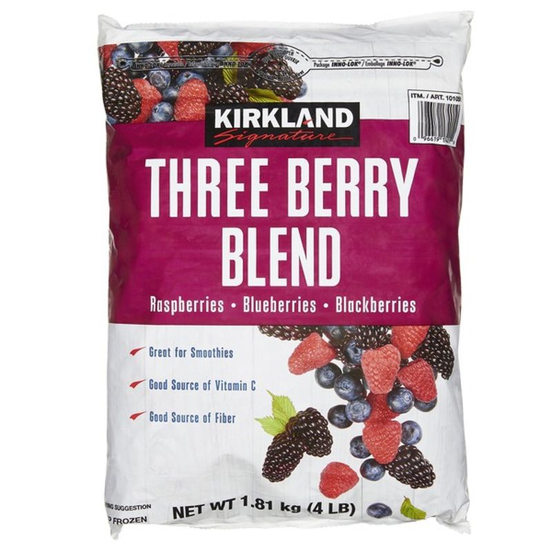 Kirkland Signature Nature's Three Berry Blend, 4 Lb (4 Lb) - Instacart