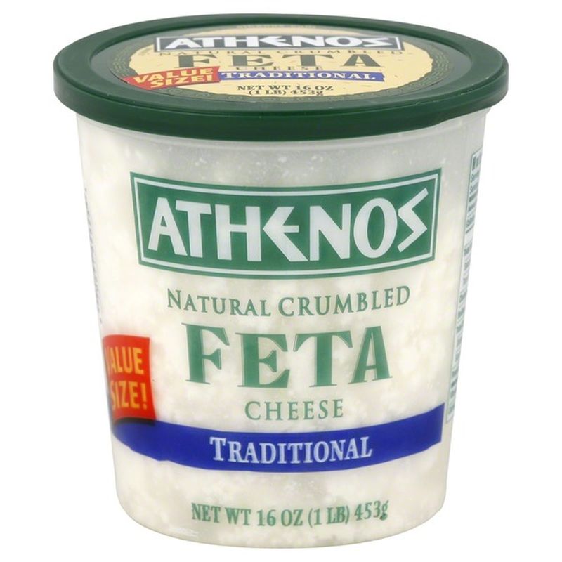 Athenos Crumbled Traditional Feta Cheese (16 oz) Instacart