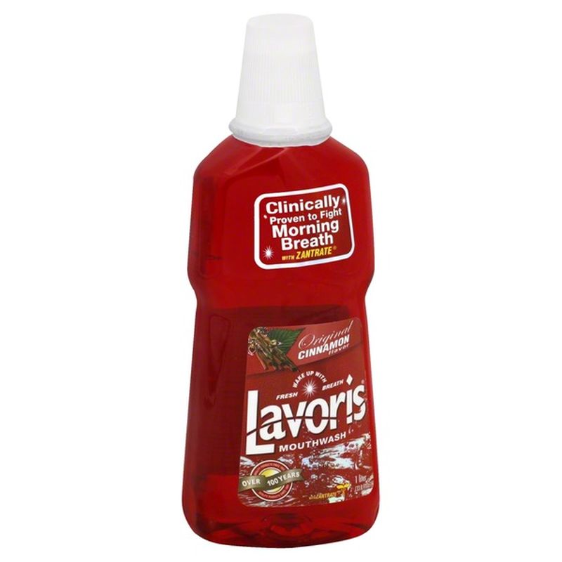 Lavoris Mouthwash, Original Cinnamon Flavor (33.8 oz) Instacart