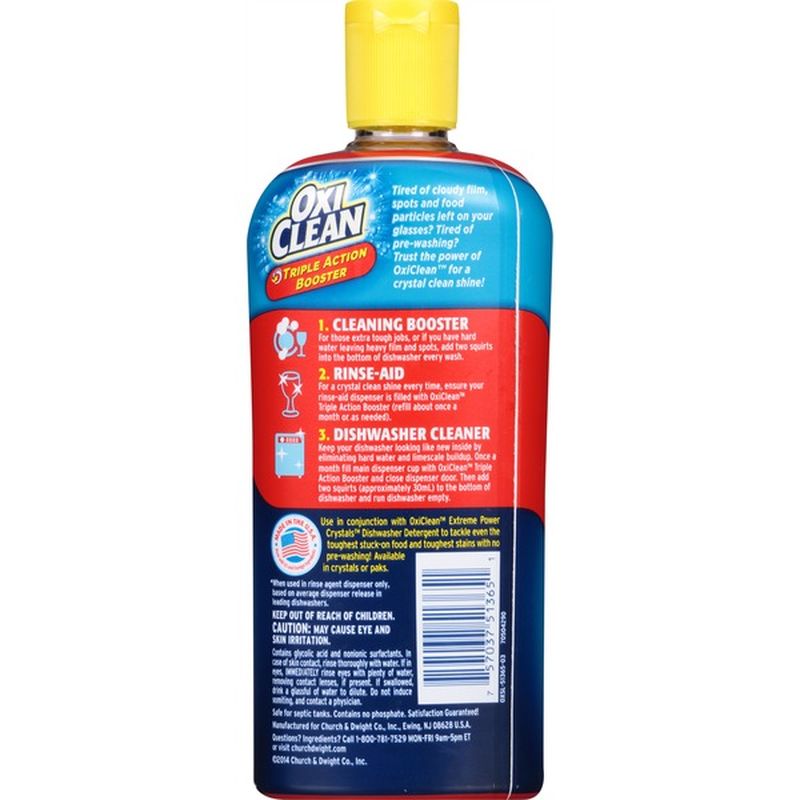 Oxi Clean Triple Action Dish Booster, (11.2 oz) Instacart