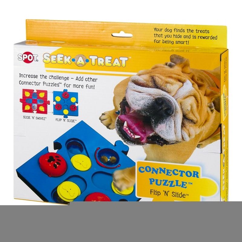 seek a treat dog puzzle