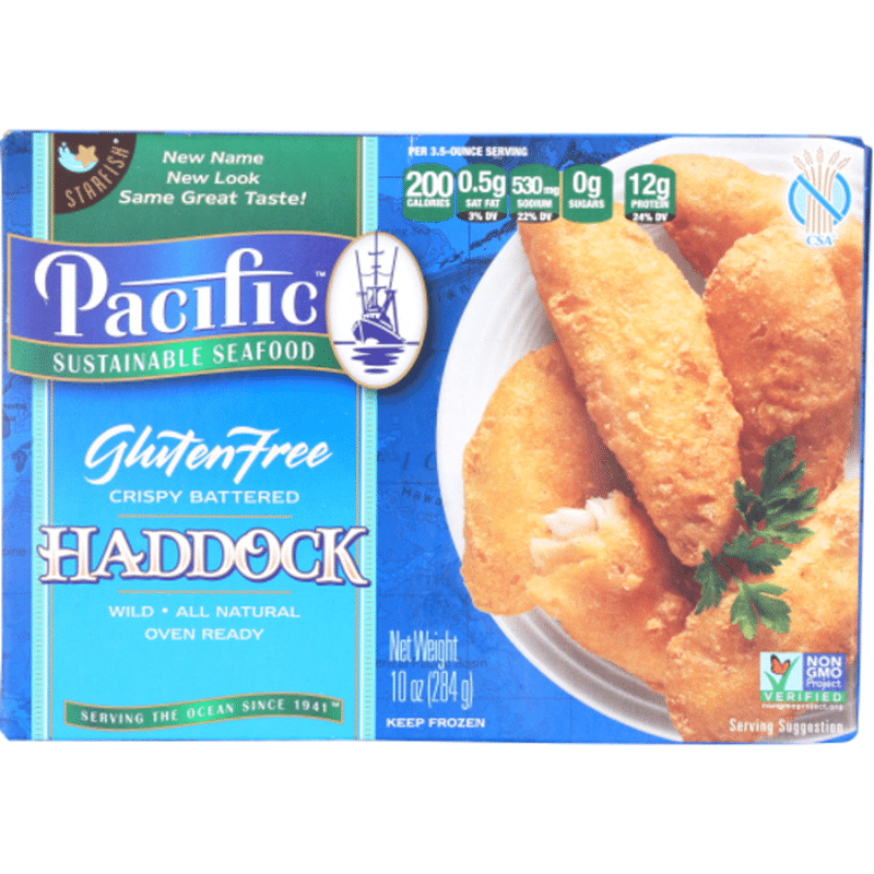 Starfish Haddock, Gluten Free, Crispy Battered (10 oz) Instacart