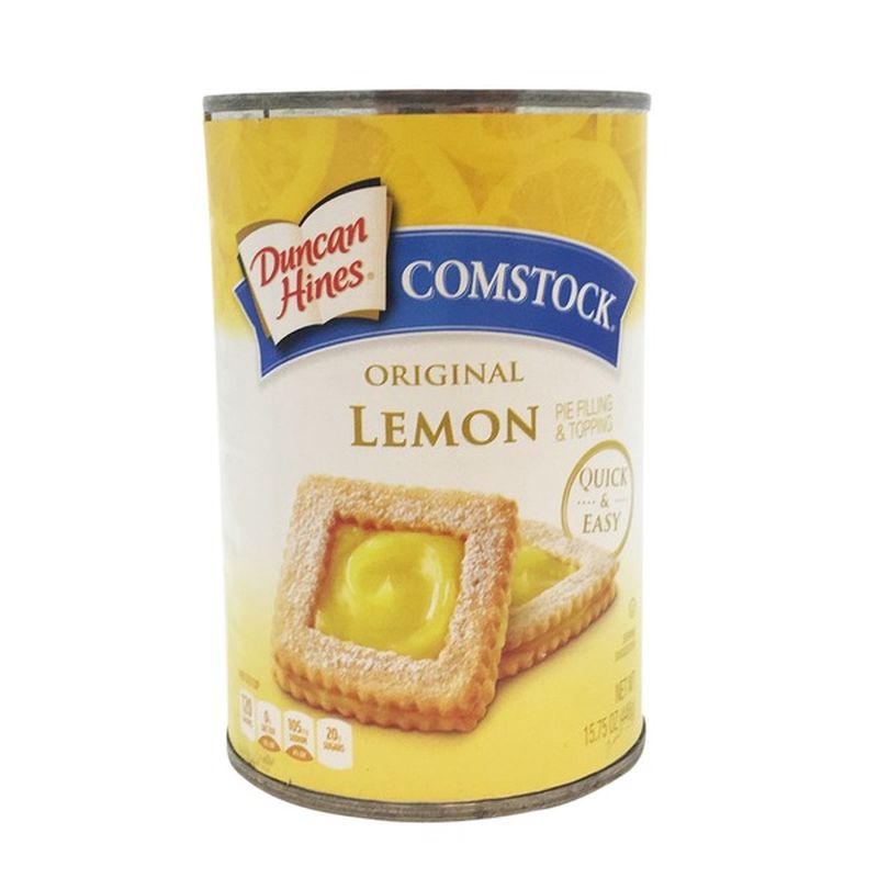 Comstock Lemon Quick & Easy Pie Filling & Topping (15.75 oz) Instacart