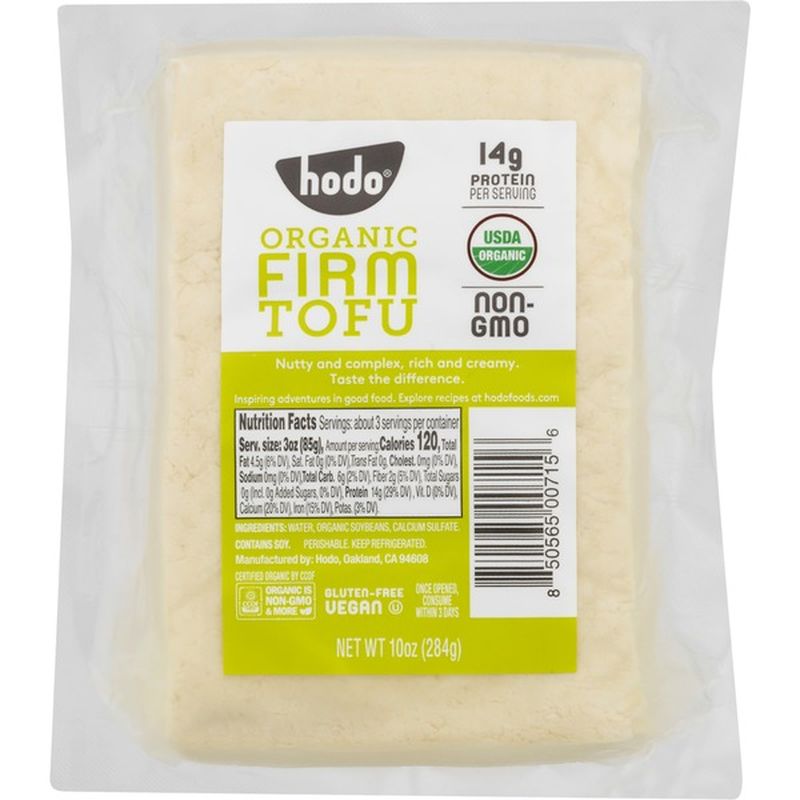 Hodo Firm Tofu, Organic, Shrink Wrapped