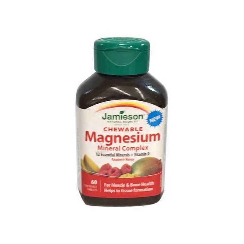 Jamieson Chewable Magnesium Mineral Complex (60 Ct) Delivery Or Pickup ...